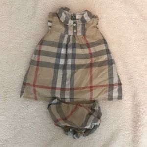 Burberry 6 month old dress